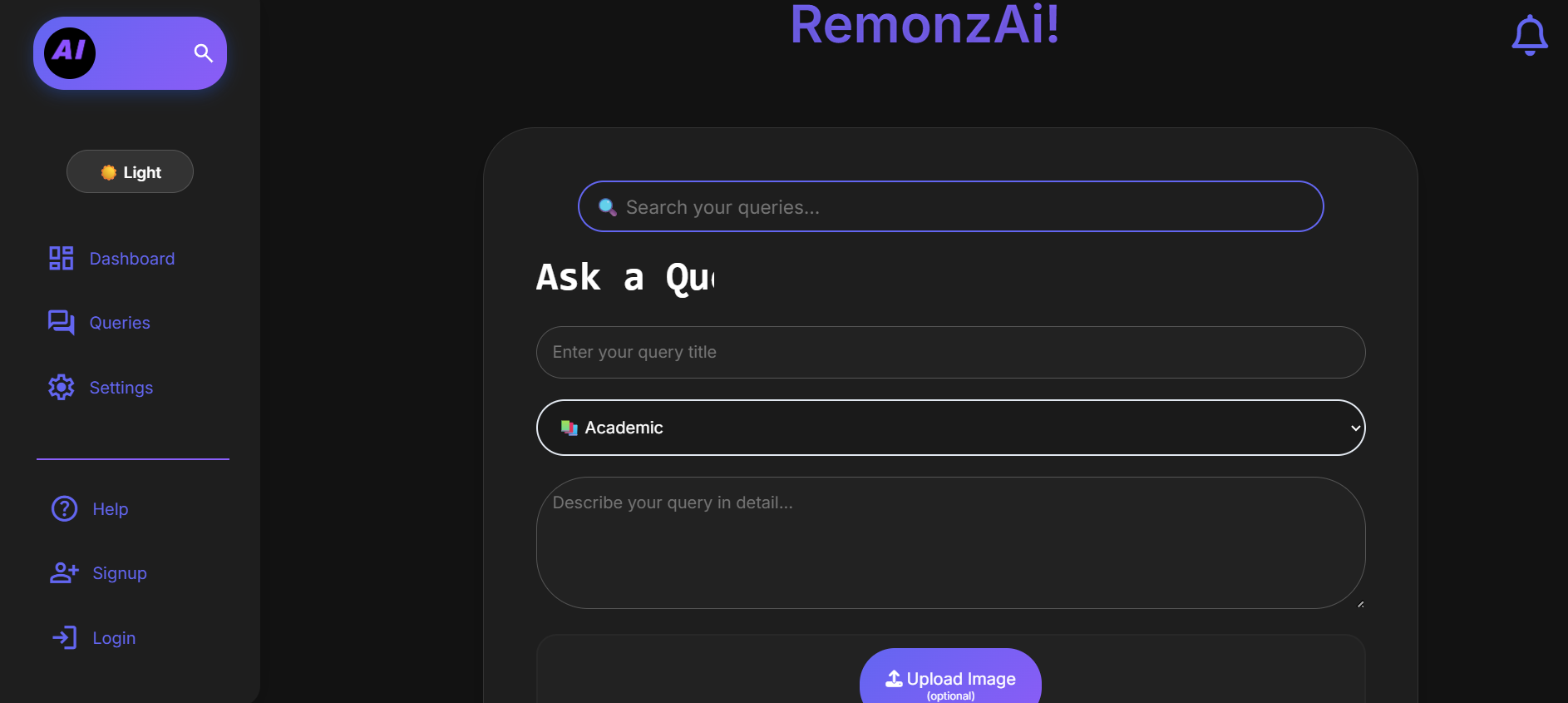 Dashboard Application
